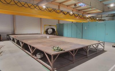 Fabrication d’un marbre métallique: précision et exigence en chaudronnerie industrielle